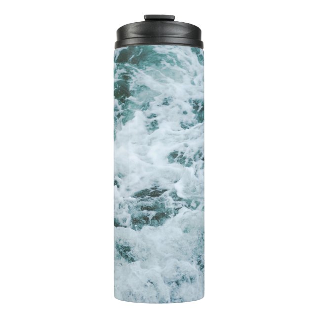 SEEWASSER AUF FOCUS FOTOGRAFIE THERMOSBECHER (Vorderseite)