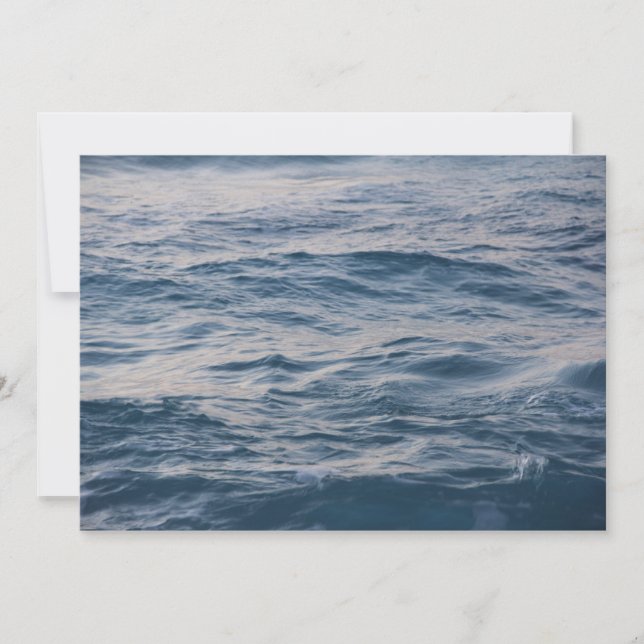 Seewasserdichte Ankündigung (Vorderseite)