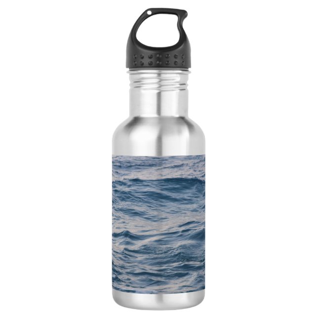 Seewasserdichte Edelstahlflasche (Vorderseite)
