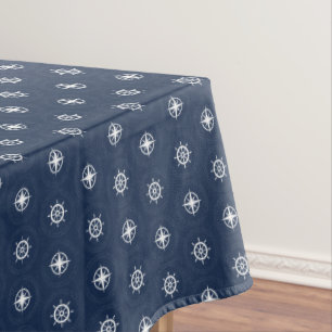 Seewerkzeug-Muster Tischdecke