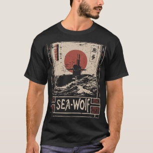 Seewolf U-Marine Militärisches Vintages Design T-Shirt