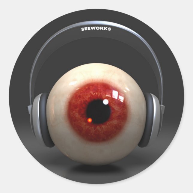 Seeworks Identity Runder Aufkleber (Vorderseite)