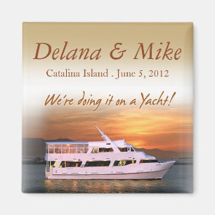 Seeyacht-Hochzeit in Magnet