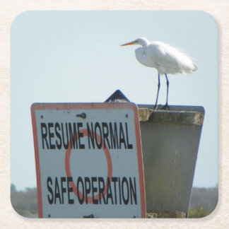 Seezeichen-Untersetzer Rechteckiger Pappuntersetzer