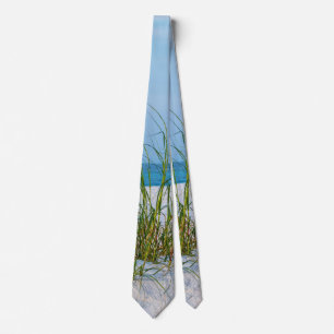 Seeziegel in weißen Sand-Neck-Tie Krawatte