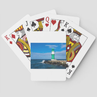 Seezunge an der Ostseeküste in Warnemuende Spielkarten