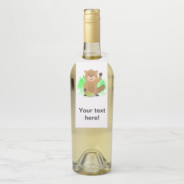 Seezunge Flaschenanhänger (Auf Flasche)