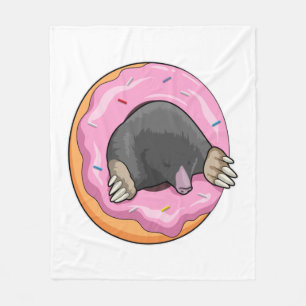 Seezunge mit Donut Fleecedecke