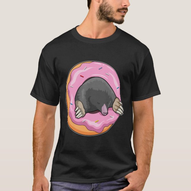 Seezunge mit Donut T-Shirt (Vorderseite)
