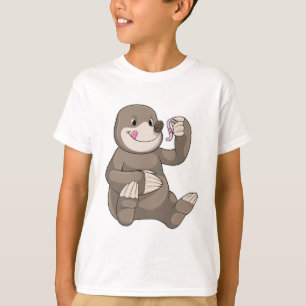 Seezunge mit Erdwurm T-Shirt