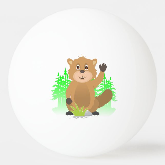 Seezunge Tischtennisball (Rückseite)