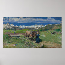 Segantini - Frühling in den Alpen (1897)