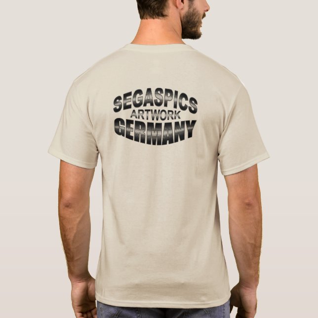 Segaspics Artwork Germany Sports  - Rugby Football T-Shirt (Rückseite)
