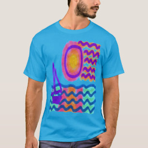 Segel abstrakte Kunst zum Tragen T-Shirt