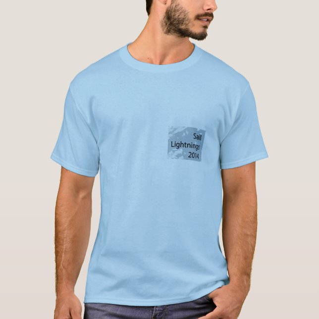 Segel-Blitz-T - Shirt 2014 (Vorderseite)