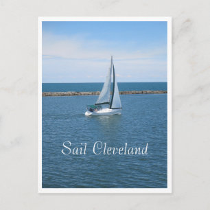 Segel Cleveland Postkarte