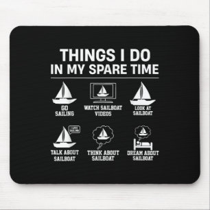 Segel Dinge, die ich in meiner Freizeit mache - Se Mousepad