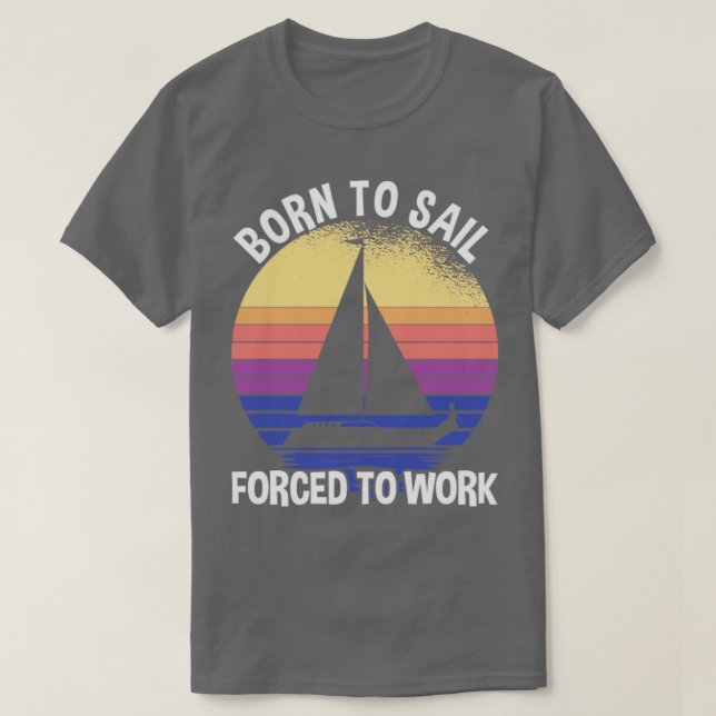 Segel Geboren T-Shirt (Design vorne)