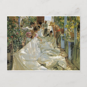 Segel - Joaquín Sorolla y Bastida Postkarte