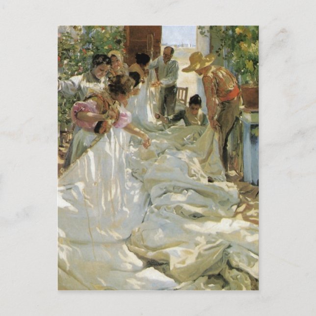 Segel - Joaquín Sorolla y Bastida Postkarte (Vorderseite)