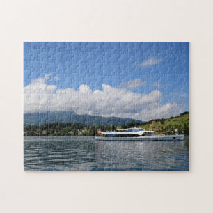 Segel Lake Lucerne Schweiz - 11x14 - 252 Stk. Puzzle