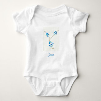 Segel mit mir davon baby strampler