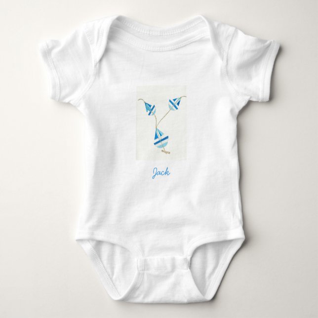 Segel mit mir davon baby strampler (Vorderseite)