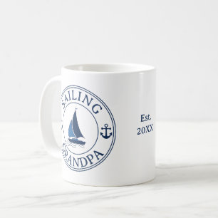 Segel-Opa Jahr gegründet Kaffeetasse