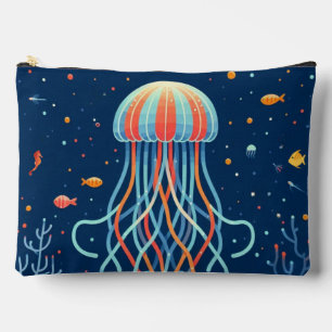 Segel/Strand/Quallen an der Küste Zubehörtasche