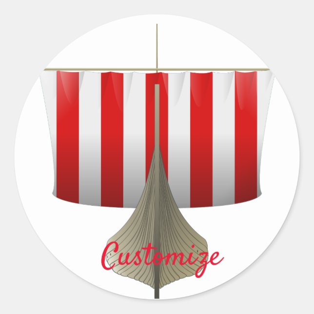 Segel-Thunder_Cove Runder Aufkleber (Vorderseite)