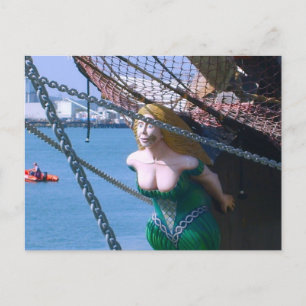 Segel-Trainingsschiff "Jeannie Johnston", großes S Postkarte