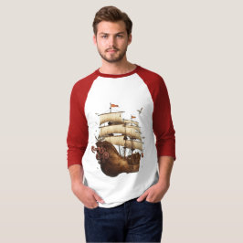 Segel- und Anchor-T - Shirt - Reise durch das Lebe
