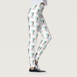 Segel und Segel mit unverschlossenem Auge Leggings
