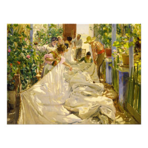 Segel von Joaquin Sorolla Fotodruck