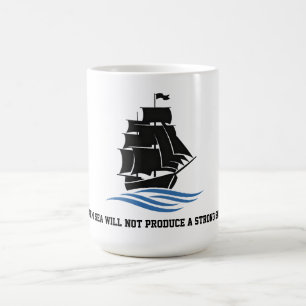 Segel Vorwärts – Stark bleiben, Motivation zum Wei Kaffeetasse