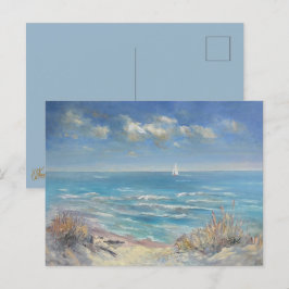 Segel weiter postkarte