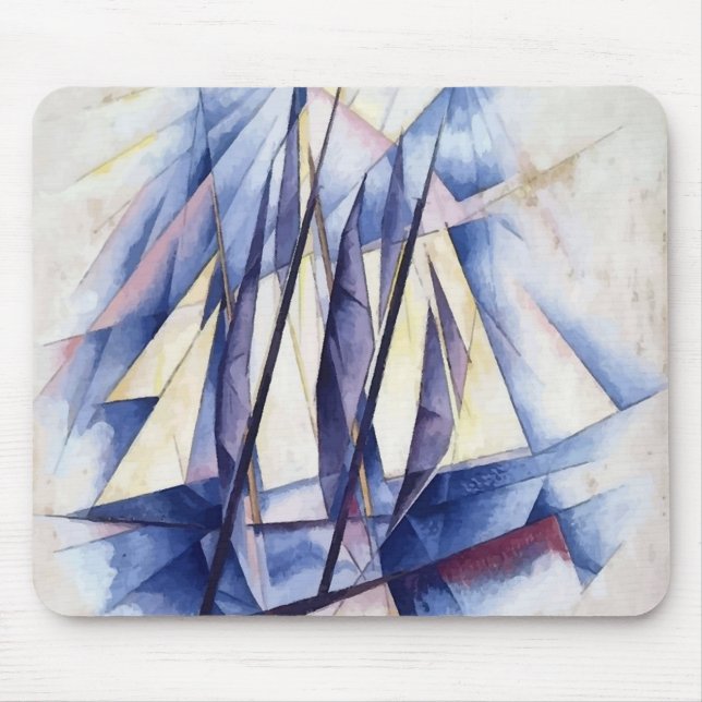 Segelbewegungen Mousepad (Vorne)