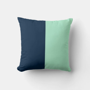 Segelblau und Mint Kissen