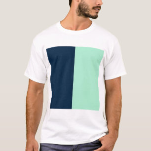 Segelblau und Mint T-Shirt