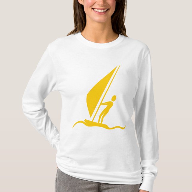 Segelboarding - Amber T-Shirt (Vorderseite)
