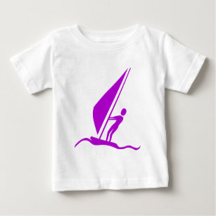 Segelboarding - Lila Baby T-shirt