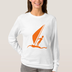 Segelboarding - Orange T-Shirt