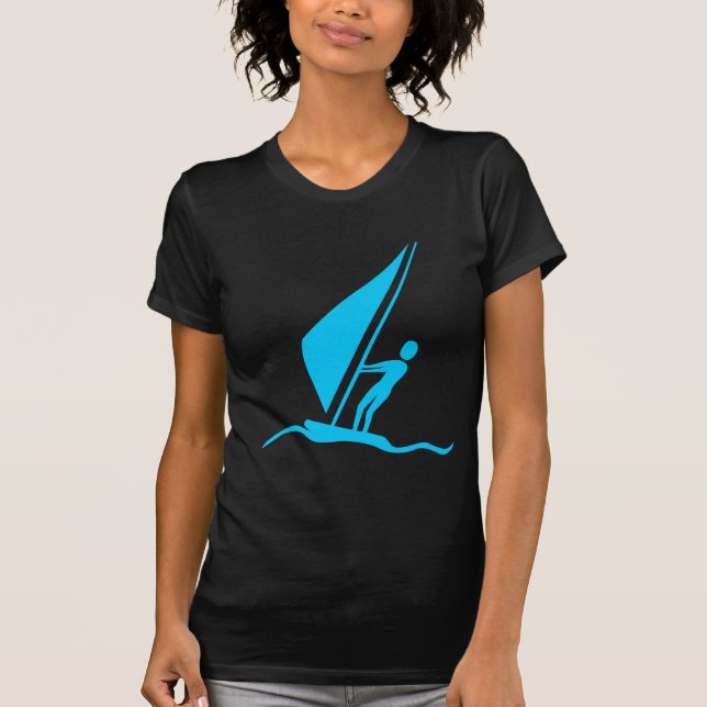 Segelboarding - Sky Blue T-Shirt (Vorderseite)
