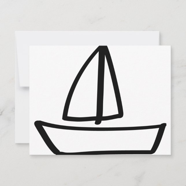 Segelboot (Vorderseite)