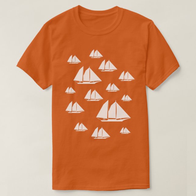 Segelboot 1 T-Shirt (Design vorne)