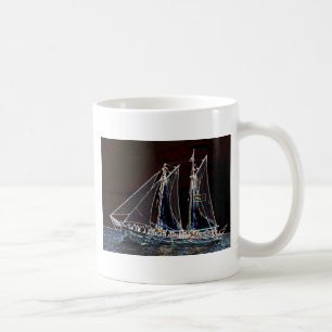 Segelboot - Abstraktes Foto Kaffeetasse