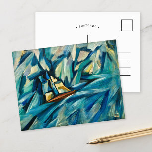 Segelboot   Amadeo de Souza-Cardoso Postkarte