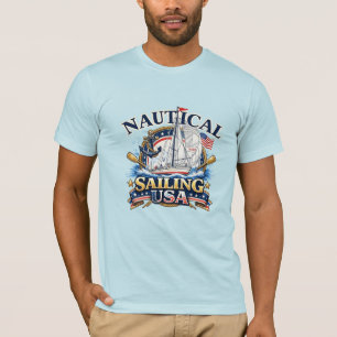 Segelboot Anker Ozean Grafik Bella T-Shirt