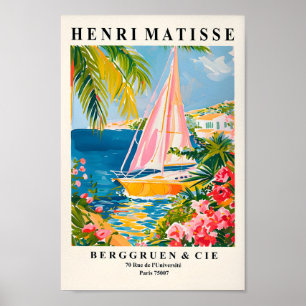 Segelboot Art Print, Spanische Kunst, Dopaminmauer Poster