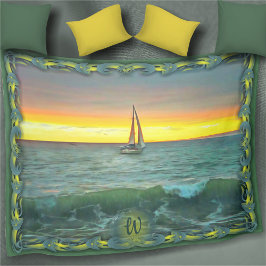 Segelboot auf Banderas Bay 0884 Fleecedecke